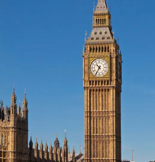 Big Ben and the Houses of Parliament in London, representing the UK government and upcoming Autumn Budget 2025